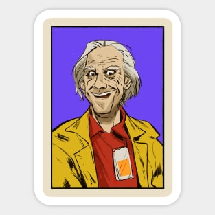 Dr. Emmet Brown Sticker